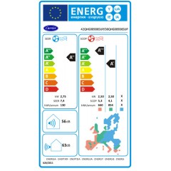 Carrier Superia 42QHG009D8SUP / 38QHG009D8SUP Κλιματιστικό Inverter 9000 BTU A++/A+ με Ιονιστή και WiFi Carrier Superia 42QHG009D8SUP / 38QHG009D8SUP Κλιματιστικό Inverter 9000 BTU A++/A+ με Ιονιστή και WiFi